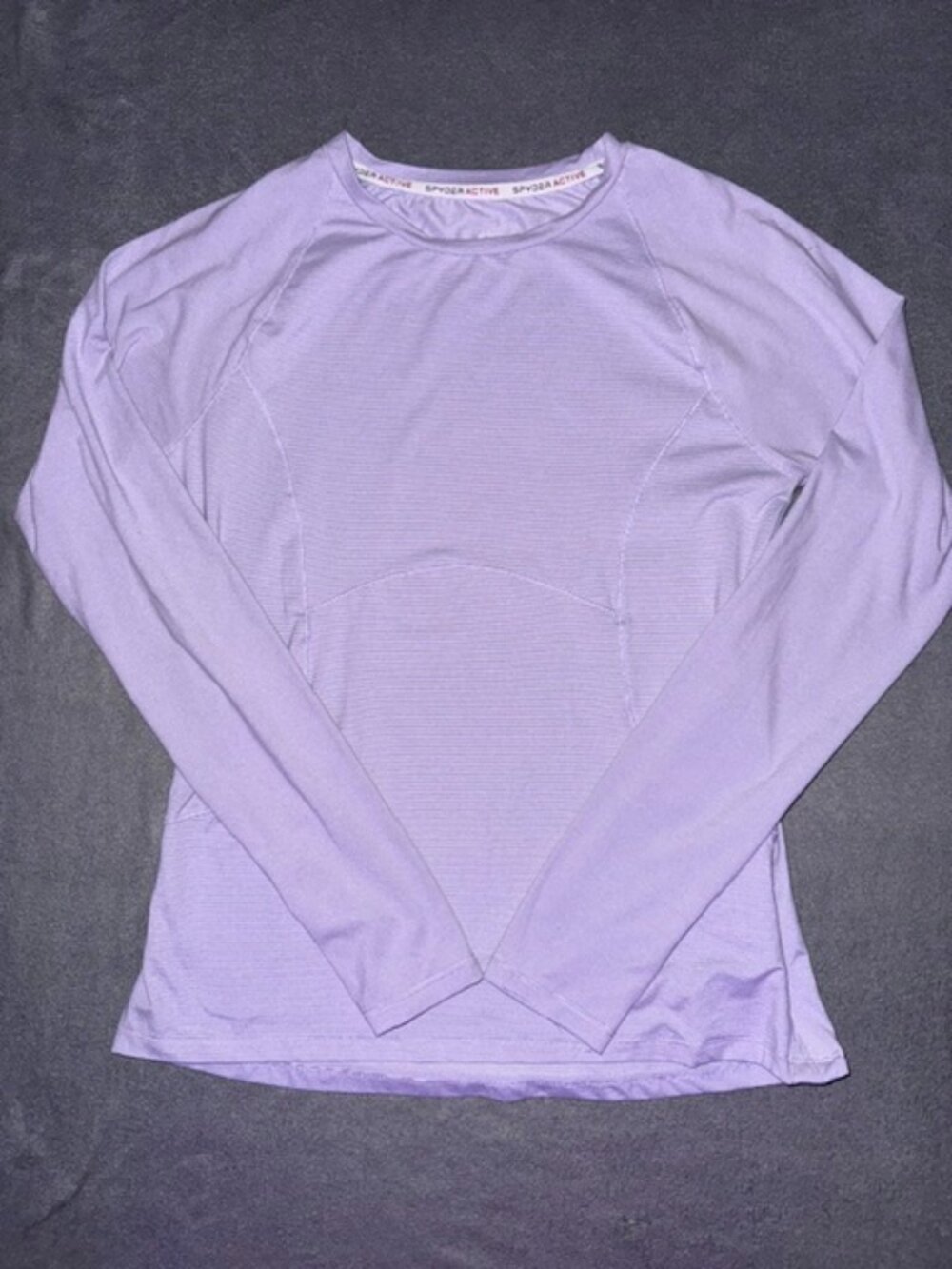 Spyder Active Long Sleeve Shirt Womens Medium Purple Athletic Base Layer Top